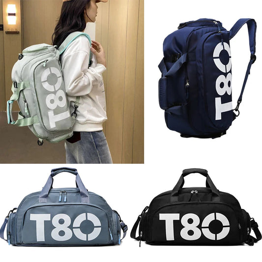 Gym Sports Backpack for Women T80 Hand Bag Fitness Travel Tote Outdoor Female Yoga Shoe Shoulder Duffle Luggage Portable Bag Man Zen fit plus