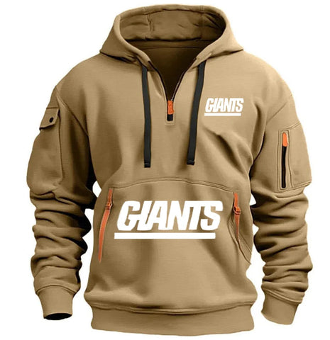 2025 Autumn winter men's outdoor sports fashion clothing long sleeve hoodie solid color top Creative pattern hooded top Zen fit plus