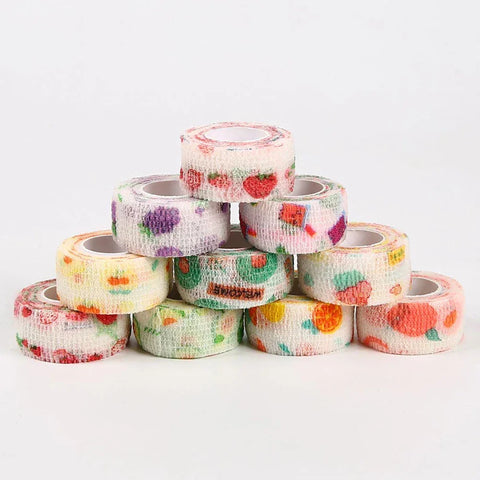 5Pcs/Set Elastic Self Sticking Bandage Wrap First Aid Sprain Elastic Cohesive Bandage Sports Injury Finger Bandage Wrap Adhesive - Zen Fit Plus