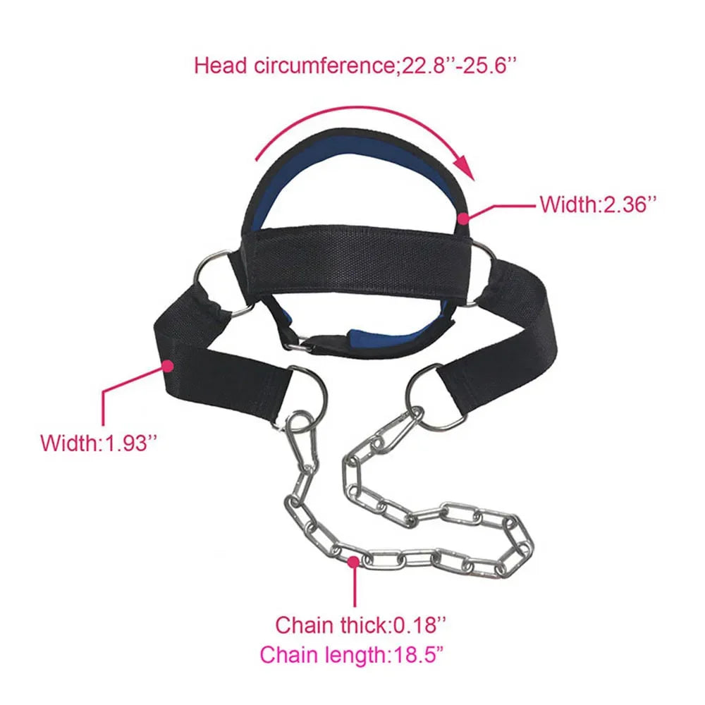 Head Neck Training Head Harness Body Strengh Exercise Strap Adjustable Neck Power Training Gym Fitness Weight Bearing cap Zen fit plus