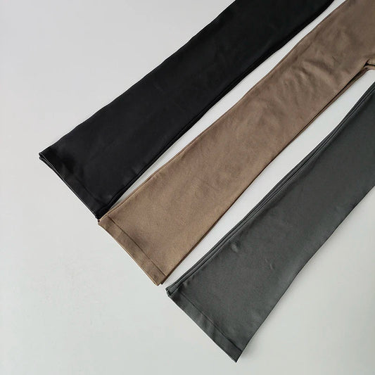 High Waisted Compression Without Awkward Lines Micro Flared Yoga Outdoor Wear Seamless Elastic Fitness Pants Lifting Leggings Zen fit plus
