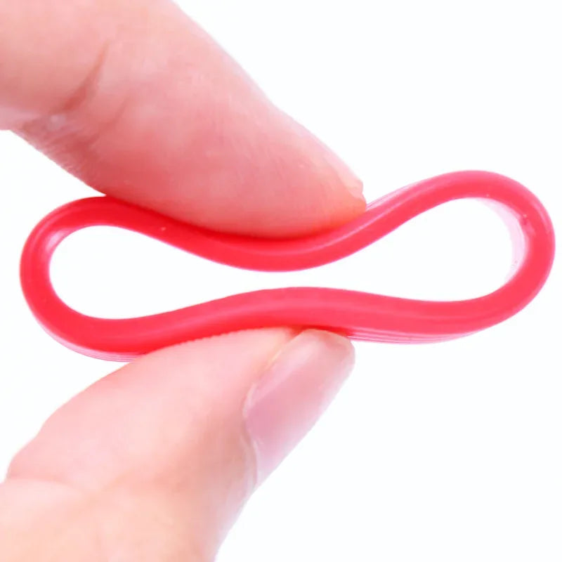 Silicone Tennis Racket Grip Ring Handle Closure Rubber Sweat-absorbing Band Fixed Stretchable Handle Tennis Accessories 4Pcs - Zen Fit Plus