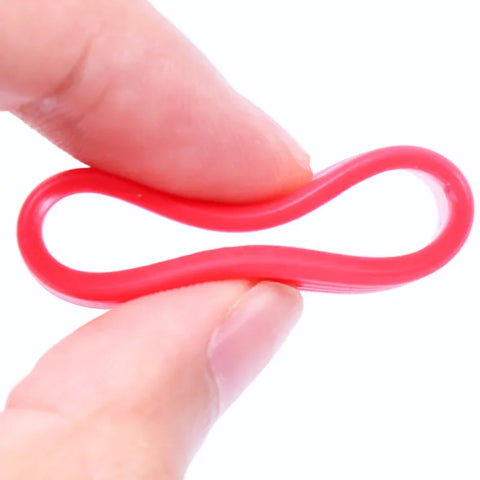 Silicone Tennis Racket Grip Ring Handle Closure Rubber Sweat-absorbing Band Fixed Stretchable Handle Tennis Accessories 4Pcs - Zen Fit Plus