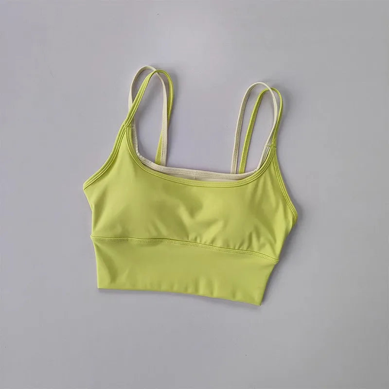 Shockproof Sports Bra for Women Slim Elastic Fitness Underwear  Gym Breathable Yoga Crop Top Sportswear Zen fit plus