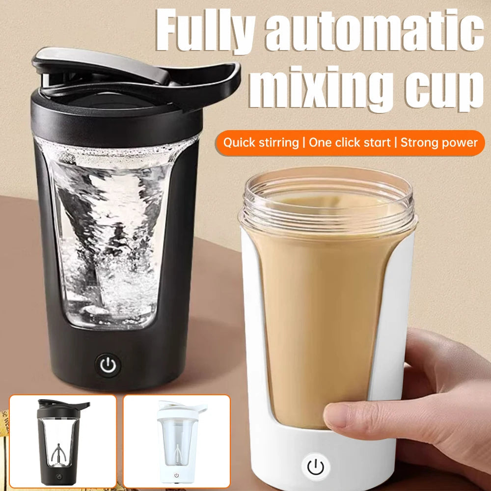 350ML Electric Protein Powder Mixing Cup Automatic Shaker Bottle Mixer Shake Bottle Milk Coffee Blender Kettle for Gym outdoor Zen fit plus