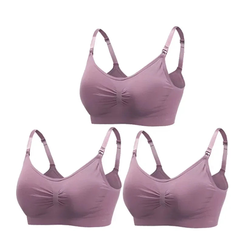 3PC/lot Maternity Nursing Bras Cotton Breastfeeding Pregnant Women Pregnancy Underwear Breast Feeding Bra Clothing Lactancia Zen Fit Plus