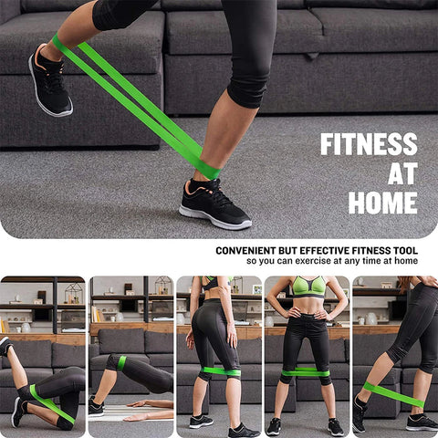 5Pcs Resistance Band Set for Men and Women 5 Elastic Bands with Different Resistance Levels for Long Workouts In The Home & Gym Zen fit plus