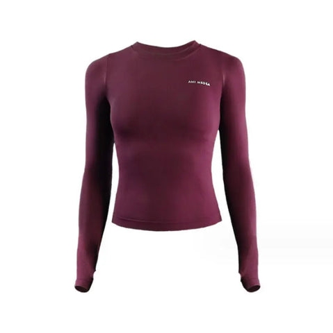 Long Sleeve Yoga Shirts Sport Top Fitness Clothes Wear for Women Gym Femme Jersey Mujer Running Zen fit plus