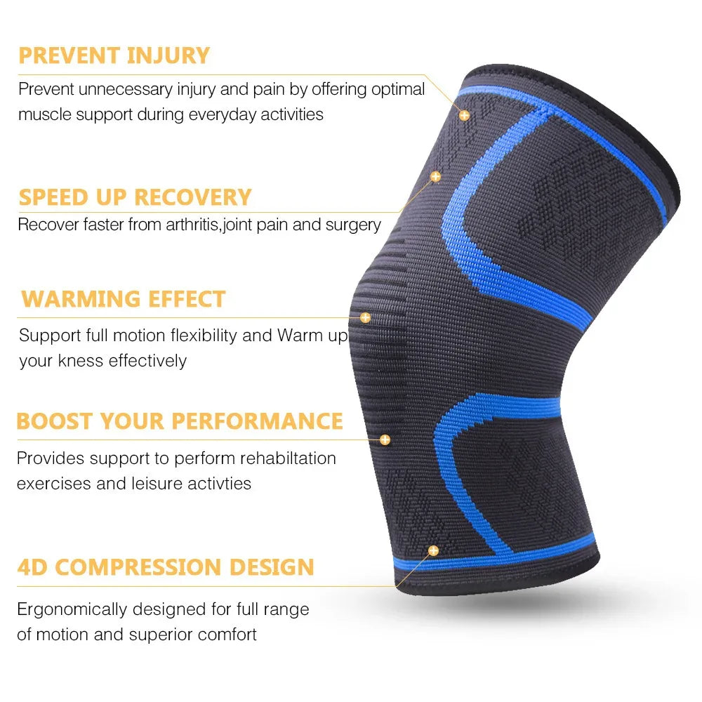 1pc Knee Brace Knee Sleeve Support For Men And Women Knee Pads For Running, Hiking Knee Support Arthritis Joint Pain Relief - Zen Fit Plus