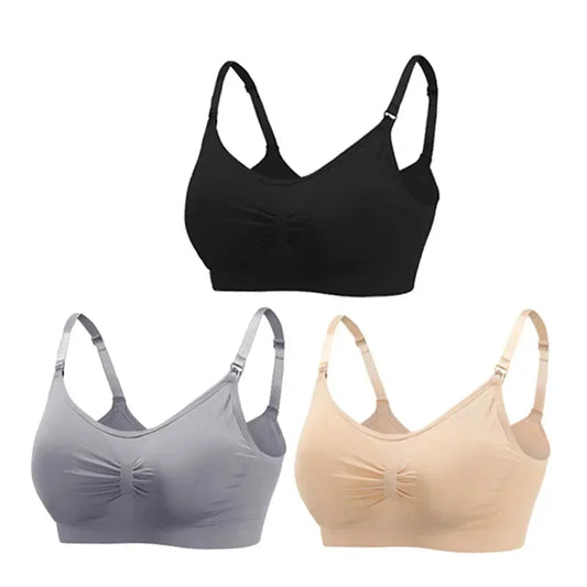 3PC/lot Maternity Nursing Bras Cotton Breastfeeding Pregnant Women Pregnancy Underwear Breast Feeding Bra Clothing Lactancia Zen Fit Plus