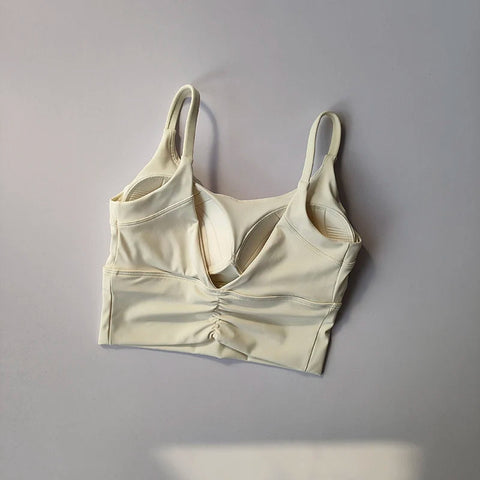 High-intensity Integrated Sports Underwear Gathering Shock-proof Yoga Bra Breathable Zipped Breasts Running Fitness Suit Vest Zen Fit Plus