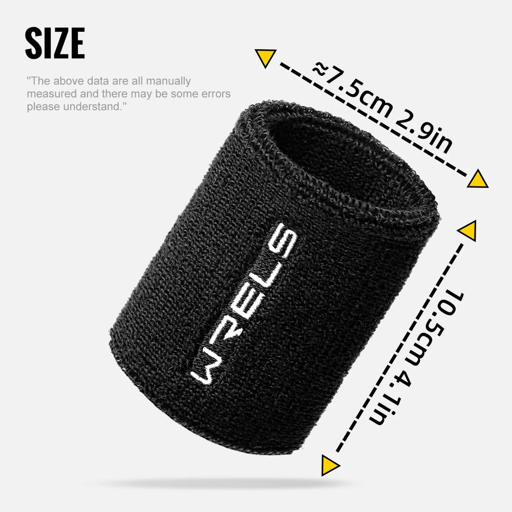 WRELS Wristbands Sweatbands Absorbent Stretchable Wrist Bands for Working Out Quick Drying Wrist Sweat Bands for Fitness Zen Fit Plus