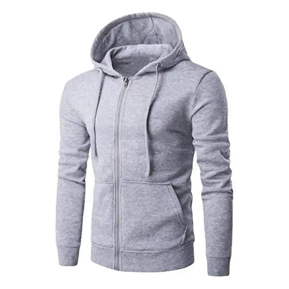 Autumn Men Sweatshirts Long Sleeve Jacket Hoodie Zipper Closure Jacket Male Hoodies Sweatshirt Slim Fit Male Clothing - Zen Fit Plus