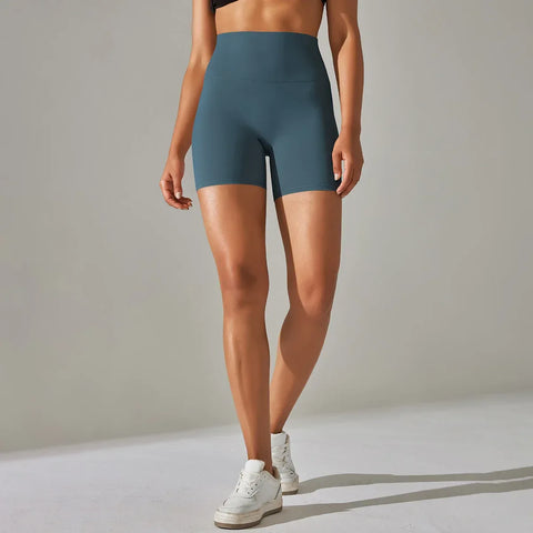 Yoga Shorts Women Fitness Shorts Running Cycling Shorts Breathable Sports Leggings High Waist Summer Workout Gym Shorts - Zen Fit Plus