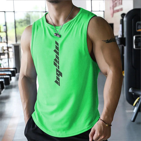 2025 NEW Fitness Sports Tank Tops Men Gyms Workout Sleeveles Shirt Male Summer Loose Undershirt basketball Running men Ves Zen fit plus