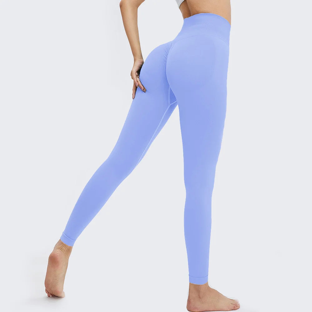 New Seamless Push Up Sport Leggings For Women High Waist Tummy Control Gym Workout Fitness Tights Stretchy Peach Butt Yoga Pants Zen fit plus