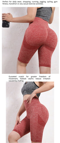 Women Fitness Butt Lifting Leggings Ladies High Waist Sports Yoga Tights Workout Pants Casual Gym Wear Push Up Body Shaper - Zen Fit Plus