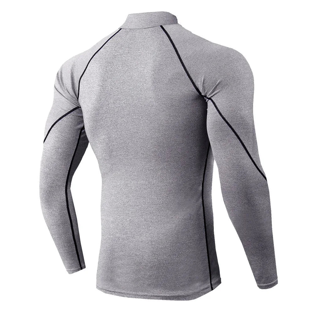 Men Running T shirt Quick Dry Bodybuilding Sport Shirt Long Sleeve Compression Top  Fitness Tight Rashgard Gym T-Shirt Men Zen fit plus