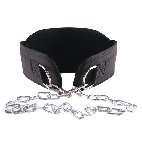 EVA Dip Belt With Chain For Weightlifting Pullup,Waist Support,Gym Lifting Belt Squat Fitness Powerlifting Bodybuilding Training Zen fit plus