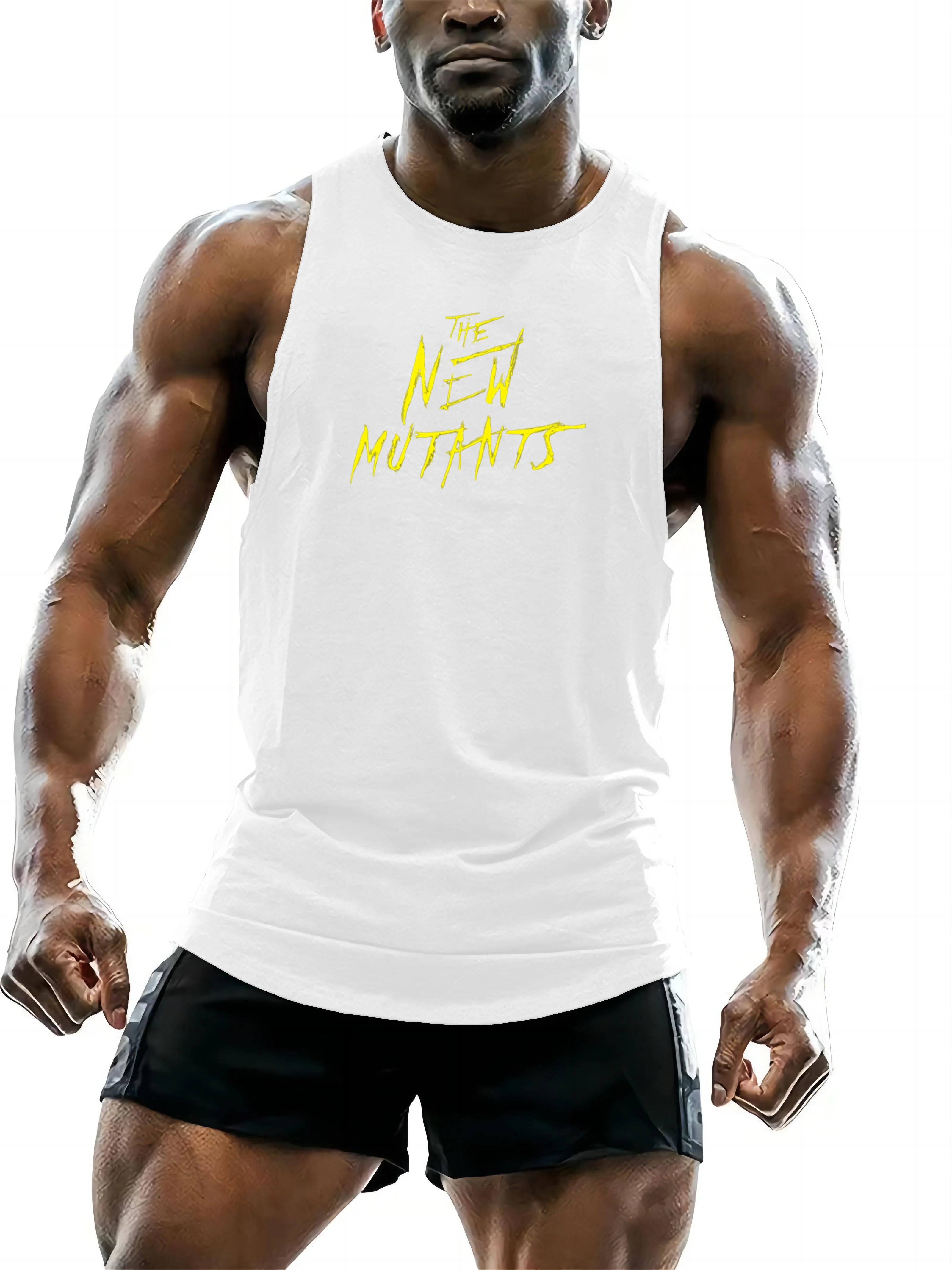 Adult Men'S Tank Tops Clothing 2d Fun Printed Round Neck Summer Basketball Sleeveless Outdoor Sports Gym Quick Dry New Style Zen fit plus