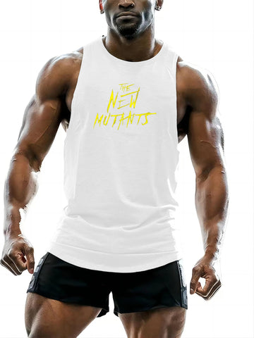 Adult Men'S Tank Tops Clothing 2d Fun Printed Round Neck Summer Basketball Sleeveless Outdoor Sports Gym Quick Dry New Style Zen fit plus