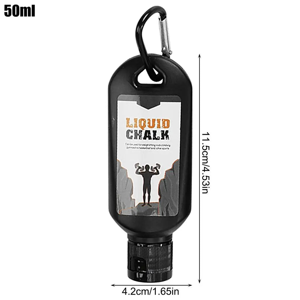 30/50/100ml Liquid Chalk Sports Magnesium Powder Fitness Weight Lifting Anti Slip Cream Grip WeightLifting Climbing Gym Sport Zen fit plus
