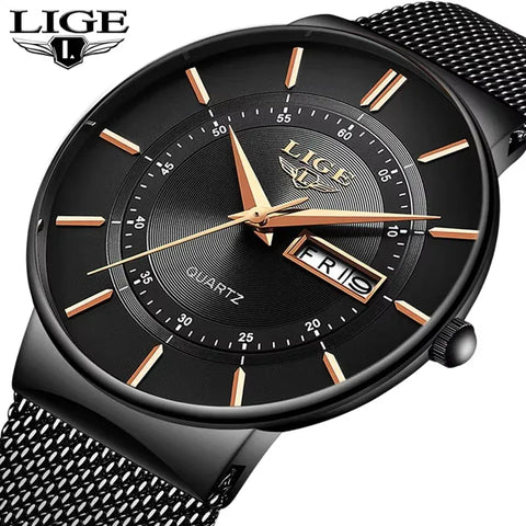 LIGE sport wrist watch