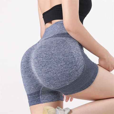Women Yoga Shorts High Waist Workout Shorts Fitness Yoga Lift Butt Fitness Ladies Yoga Gym Running Short Pants Sportswear - Zen Fit Plus