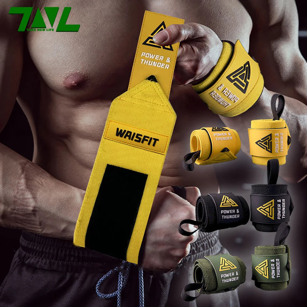1 Pair Premium Wrist Support Fitness Wristbands Protect Your Wrist During GYM Workouts Ideal for Intense Bench Press Deadlift Zen fit plus