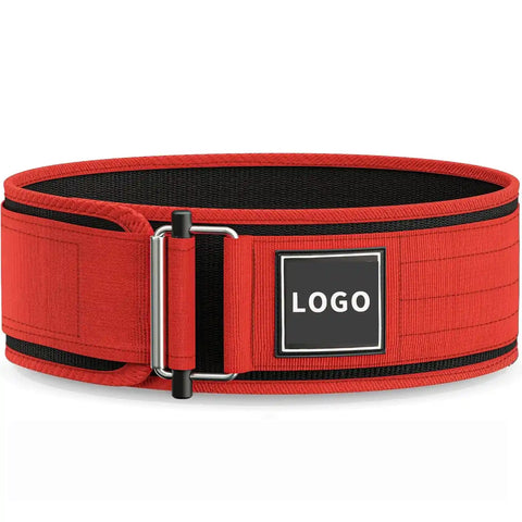 Self-locking Buckle Weightlifting Belt Fitness Adjustable Nylon Gym Workout Belts Deadlifting Squatting Lifting Back Support Zen Fit Plus