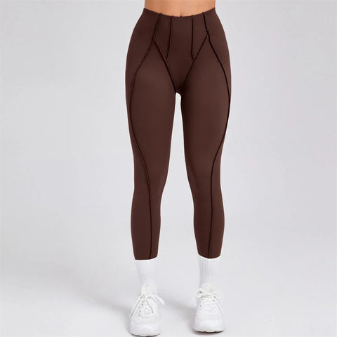 2025 Women Nude Straps Yoga Sets Squat Proof Sports Bra Workout High Waist Leggings Fitness Pant Female Active Wear Suits Zen fit plus