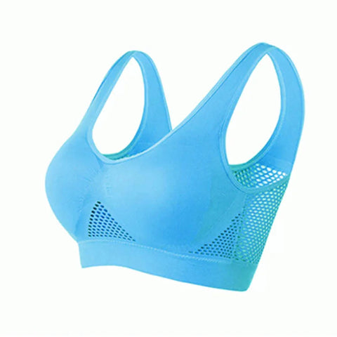 Breathable Sports Bra Top Fitness Women Brassiere Removable Padded Sport Bra Running Gym Seamless Push Up Bras Zen fit plus