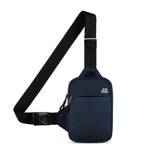 Fashion Nylon Shoulder Crossbody Bags for Man Women Mini Cloth Sling Sport Cross Phone Backpack Travel Male Square Bag Chest Bag Zen fit plus