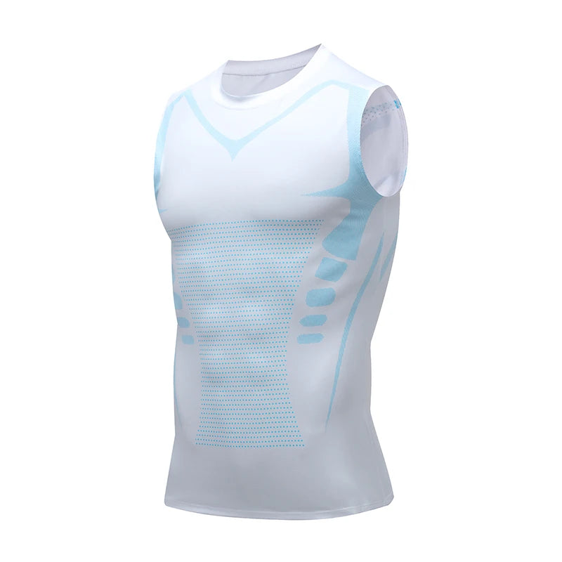 Compression Tank Top Men Gym Shirt Sleeveless Quick Dry Printing Sportswear Male Fitness Bodybuilding Vest Workout Muscle Top Zen fit plus