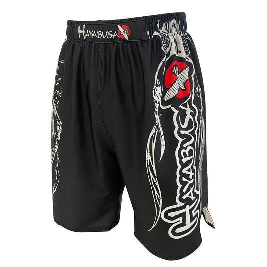 MMA Shorts Men's Drawstring Quick Drying Training Shorts Sports Thai Kick Printed Boxing Gym Short Pants Sweat Pants Zen fit plus