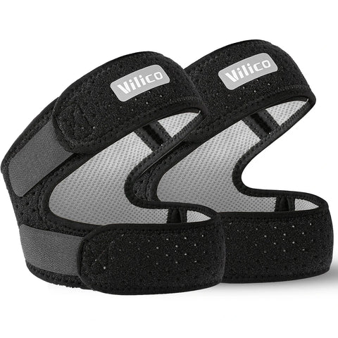 1/2Piece Patellar Tendon Support Strap Adjustable Knee Strap for Exercise Running Fitness Compression Knee Support Zen Fit Plus