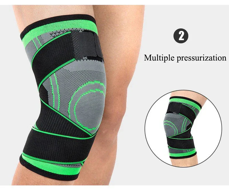 1pc Knee Brace Knee Sleeve Support For Men And Women Knee Pads For Running, Hiking Knee Support Arthritis Joint Pain Relief - Zen Fit Plus