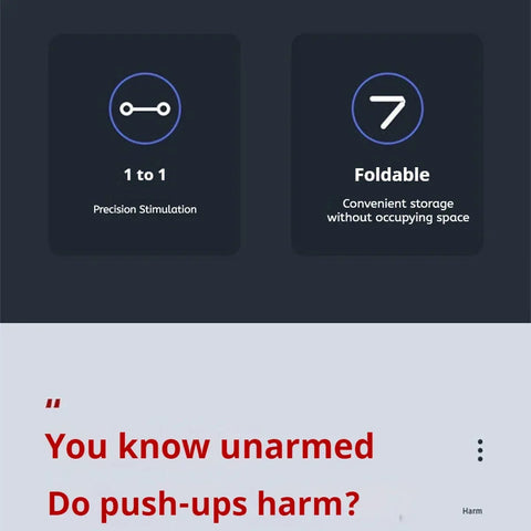 Foldable Multi-Functional Push Up Board Chest Abs Training Equipment Portable Home Gym Fitness Tool for Men Core Workout - Zen Fit Plus