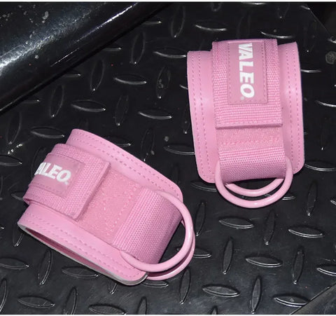 1Pcs Leather Fitness Ankle Straps Adjustable D-Ring Foot Support Cuffs Gym Leg Strength Workouts Pulley Buckle Sports Feet Guard - Zen Fit Plus