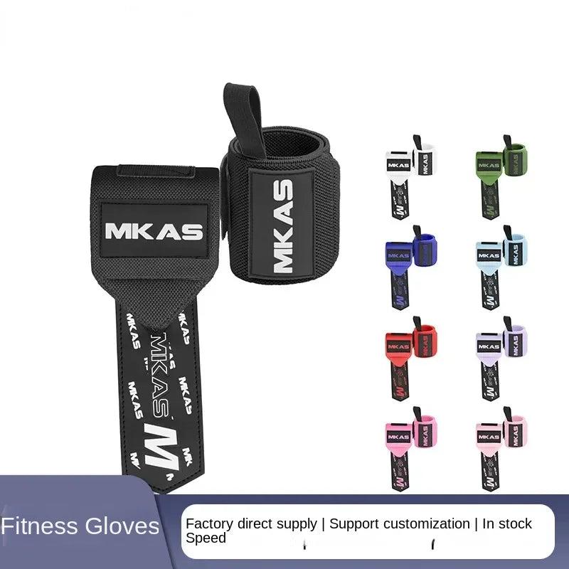 2PCS Wristband Wrist Support Weight Lifting Gym Training Wrist Support Brace Straps Wraps Crossfit Powerlifting Zen fit plus