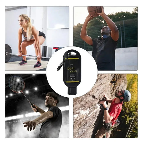 30/50/100ml Sports Liquid Chalk Magnesium Powder Fitness Weight Lifting Non-slip Cream Grip Weight Lifting Climbing Gym Sports - Zen Fit Plus