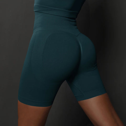 Seamless Shorts for Women Yoga Shorts Push Up Booty Workout Gym Shorts Fitness High Waist Sports Short Women Clothing Zen fit plus