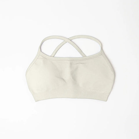 NCLAGEN Sports Bra Seamless Yoga Top Women Fitness Article Gym Active Wear Back Cross Workout Push-up Fitness Running Underwear Zen Fit Plus