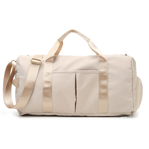 Gym Bag for Women with Shoe Compartment Durable Lightweight Yoga Large Handbag Zen fit plus