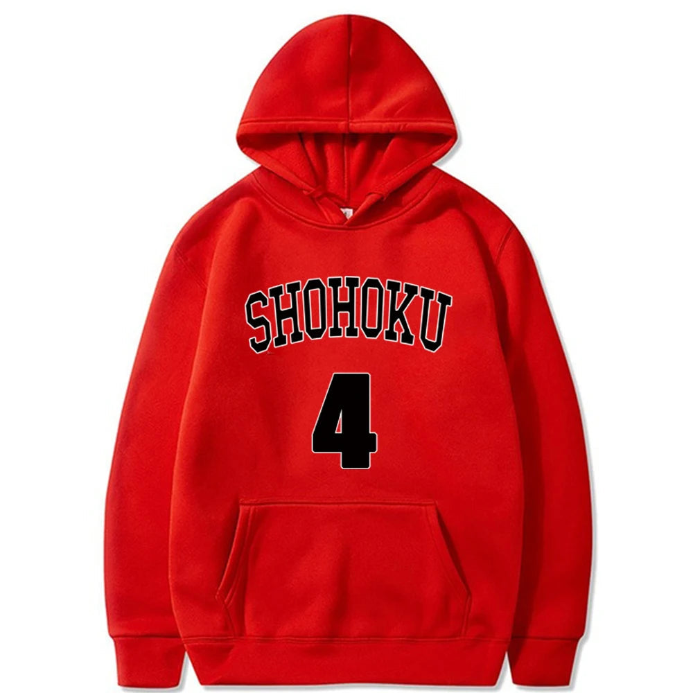 2023 Anime Slam Dunk Hoodies Fashion Cosplay Pullover Unisex Harajuku Hip Hop Sweatshirt Casual Daily Autumn and Winter Cloth Zen fit plus