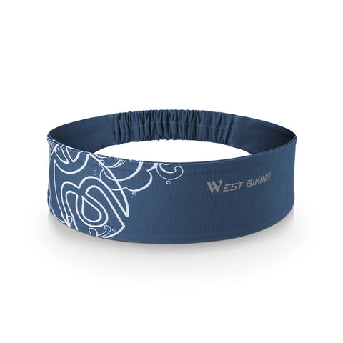 WEST BIKING Outdoor Sports Headband High Elastic Non-slip Moisture Wicking Headband Men Women Running Cycling Fitness Headwear Zen fit plus