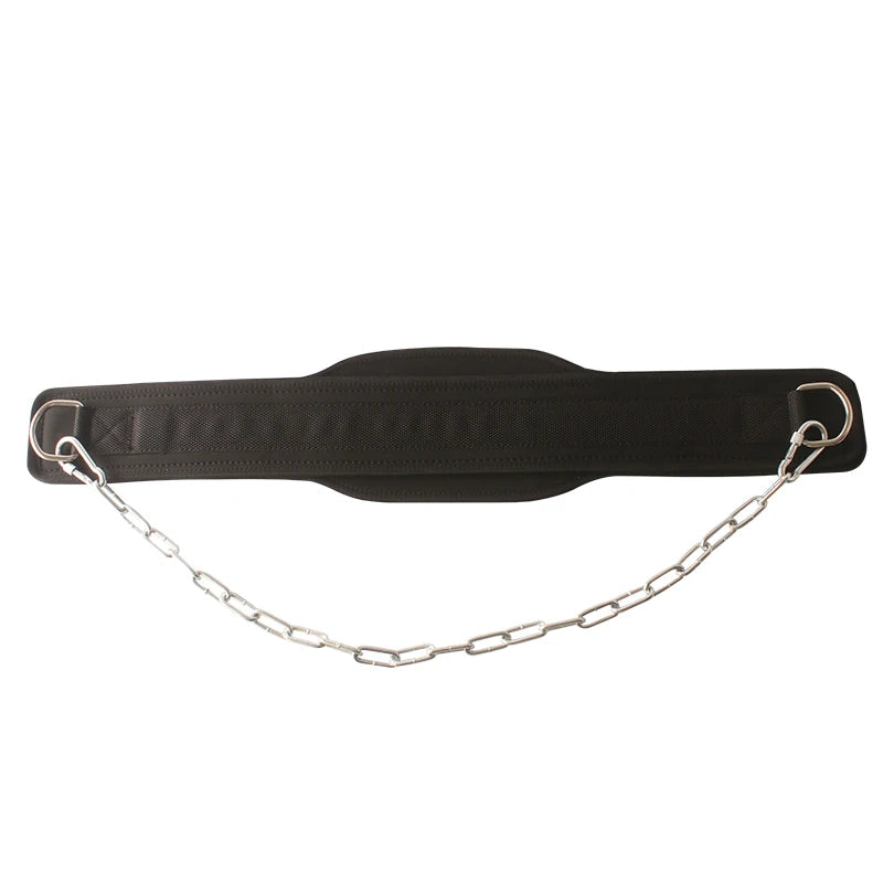 EVA Dip Belt With Chain For Weightlifting Pullup,Waist Support,Gym Lifting Belt Squat Fitness Powerlifting Bodybuilding Training Zen fit plus