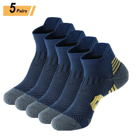 3Pair Professional Fitness Sports Socks Towel Bottom Non-Slip Running Socks Men Women Short Quick-Drying Basketball Training Sox - Zen Fit Plus