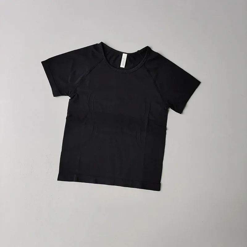 Women's Fitness T-Shirt Short Sleeve, Breathable Quick Dry Workout Top for Running, Yoga & Gym Training, Slim Fit Active Tee - Zen Fit Plus