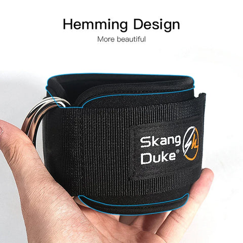 1/2Pcs Padded Ankle Straps Ankle Straps for Cable Machines D-Ring Comfortable Gym Pulley Anklet Fitness Anklet for Gym Pulley - Zen Fit Plus